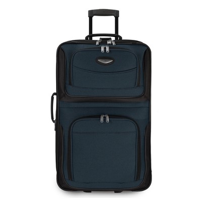Navy Traveler's Choice® Amsterdam 25" Softside Upright Wheeled Luggage