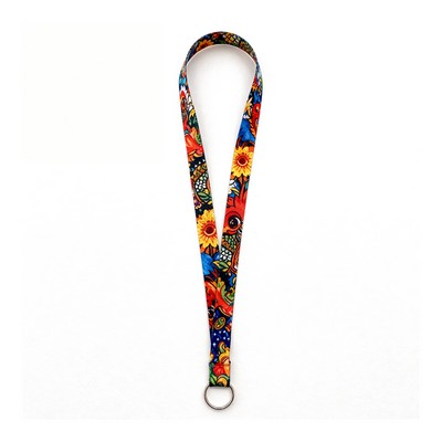 3/4" Polyester Dye Sublimated Lanyard